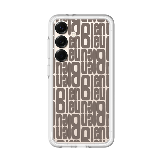 スリムプロテクションプレミアムケース［ LANVIN en Bleu - Logo Pattern - Black ］