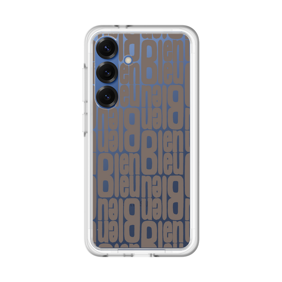 スリムプロテクションプレミアムケース［ LANVIN en Bleu - Logo Pattern - Black ］