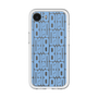 スリムプロテクションプレミアムケース［ LANVIN en Bleu - Logo Pattern - Blue ］
