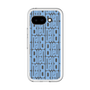 スリムプロテクションプレミアムケース［ LANVIN en Bleu - Logo Pattern - Blue ］