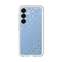 スリムプロテクションプレミアムケース［ LANVIN en Bleu - Logo Pattern - Blue ］