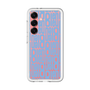 スリムプロテクションプレミアムケース［ LANVIN en Bleu - Logo Pattern - Blue ］