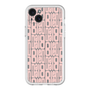 スリムプロテクションプレミアムケース［ LANVIN en Bleu - Logo Pattern - Pink ］