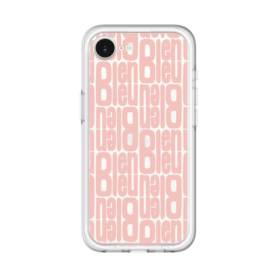 スリムプロテクションプレミアムケース［ LANVIN en Bleu - Logo Pattern - Pink ］