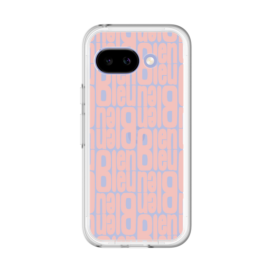 スリムプロテクションプレミアムケース［ LANVIN en Bleu - Logo Pattern - Pink ］