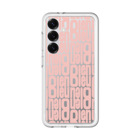 スリムプロテクションプレミアムケース［ LANVIN en Bleu - Logo Pattern - Pink ］