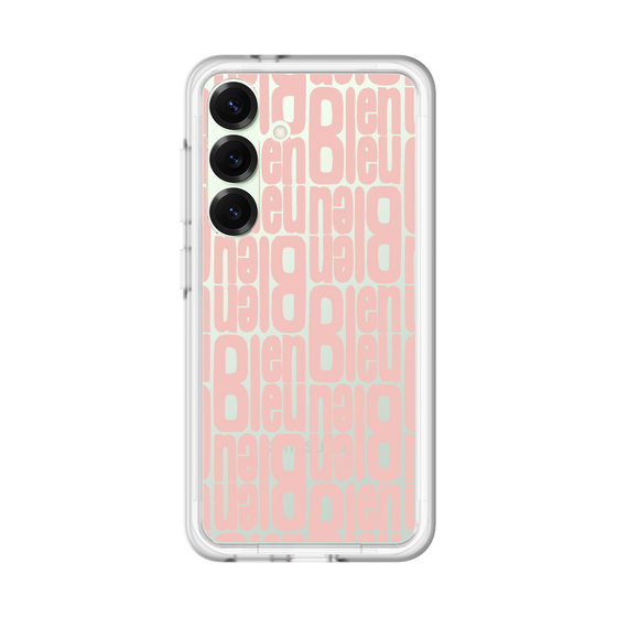 スリムプロテクションプレミアムケース［ LANVIN en Bleu - Logo Pattern - Pink ］
