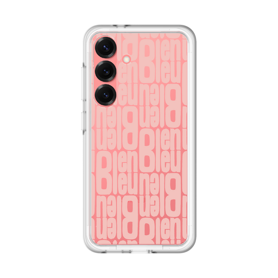 スリムプロテクションプレミアムケース［ LANVIN en Bleu - Logo Pattern - Pink ］