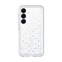 スリムプロテクションプレミアムケース［ LANVIN en Bleu - Logo Pattern - White ］