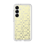 スリムプロテクションプレミアムケース［ LANVIN en Bleu - Logo Pattern - Yellow ］