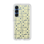 スリムプロテクションプレミアムケース［ LANVIN en Bleu - Logo Pattern - Yellow ］