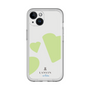 スリムプロテクションプレミアムケース［ LANVIN en Bleu Hearts Green - ランバン ハート グリーン ］