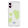 スリムプロテクションプレミアムケース［ LANVIN en Bleu Hearts Green - ランバン ハート グリーン ］