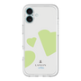 スリムプロテクションプレミアムケース［ LANVIN en Bleu Hearts Green - ランバン ハート グリーン ］