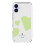 スリムプロテクションプレミアムケース［ LANVIN en Bleu Hearts Green - ランバン ハート グリーン ］