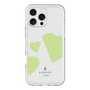 スリムプロテクションプレミアムケース［ LANVIN en Bleu Hearts Green - ランバン ハート グリーン ］