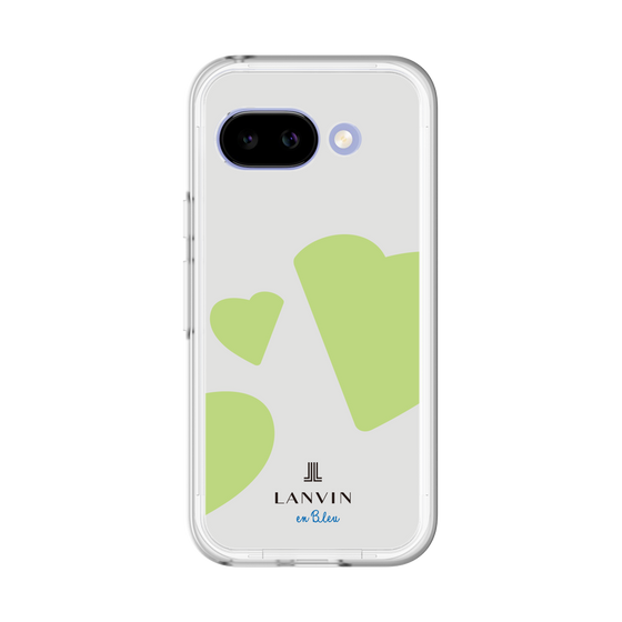 スリムプロテクションプレミアムケース［ LANVIN en Bleu Hearts Green - ランバン ハート グリーン ］