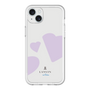 スリムプロテクションプレミアムケース［ LANVIN en Bleu Hearts Purple - ランバン ハート パープル ］