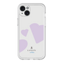 スリムプロテクションプレミアムケース［ LANVIN en Bleu Hearts Purple - ランバン ハート パープル ］