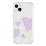 スリムプロテクションプレミアムケース［ LANVIN en Bleu Hearts Purple - ランバン ハート パープル ］
