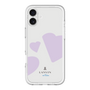 スリムプロテクションプレミアムケース［ LANVIN en Bleu Hearts Purple - ランバン ハート パープル ］