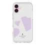 スリムプロテクションプレミアムケース［ LANVIN en Bleu Hearts Purple - ランバン ハート パープル ］