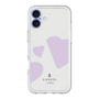 スリムプロテクションプレミアムケース［ LANVIN en Bleu Hearts Purple - ランバン ハート パープル ］