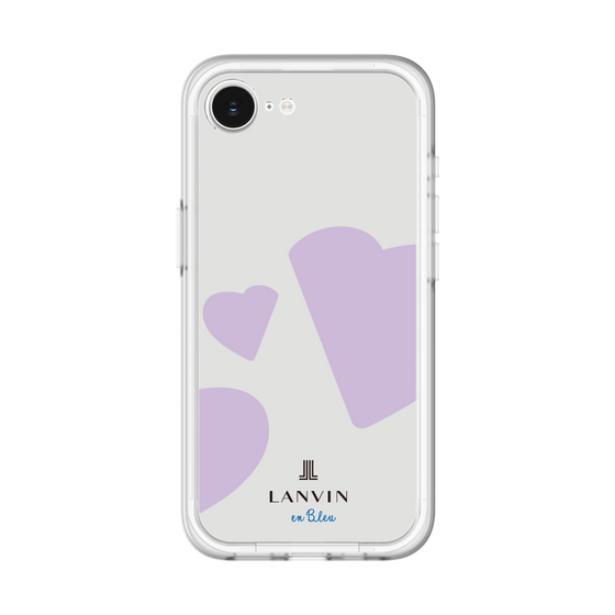 スリムプロテクションプレミアムケース［ LANVIN en Bleu Hearts Purple - ランバン ハート パープル ］