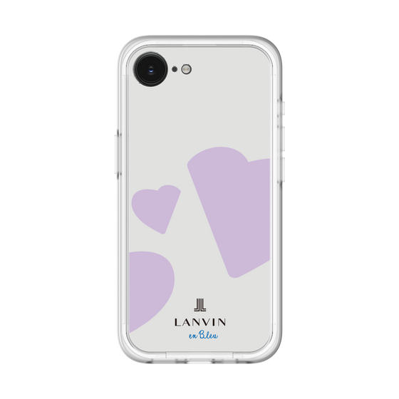 スリムプロテクションプレミアムケース［ LANVIN en Bleu Hearts Purple - ランバン ハート パープル ］