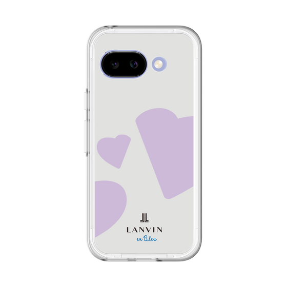 スリムプロテクションプレミアムケース［ LANVIN en Bleu Hearts Purple - ランバン ハート パープル ］