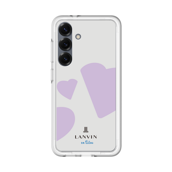 スリムプロテクションプレミアムケース［ LANVIN en Bleu Hearts Purple - ランバン ハート パープル ］