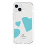 スリムプロテクションプレミアムケース［ LANVIN en Bleu Hearts Blue - ランバン ハート ブルー ］
