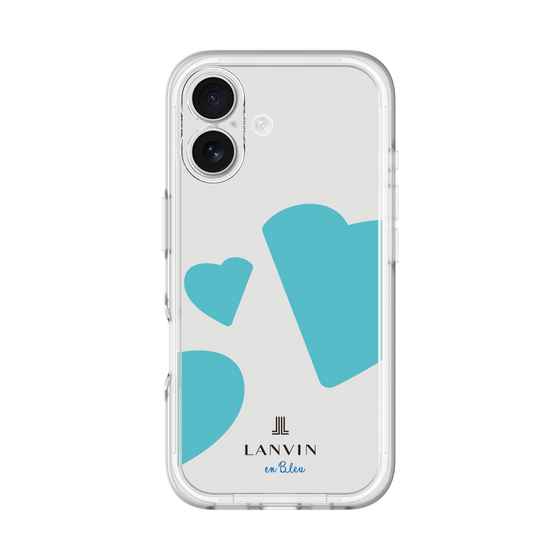 スリムプロテクションプレミアムケース［ LANVIN en Bleu Hearts Blue - ランバン ハート ブルー ］