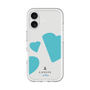 スリムプロテクションプレミアムケース［ LANVIN en Bleu Hearts Blue - ランバン ハート ブルー ］