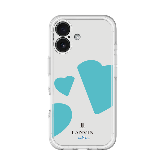 スリムプロテクションプレミアムケース［ LANVIN en Bleu Hearts Blue - ランバン ハート ブルー ］
