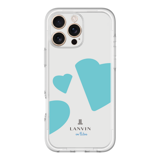 スリムプロテクションプレミアムケース［ LANVIN en Bleu Hearts Blue - ランバン ハート ブルー ］