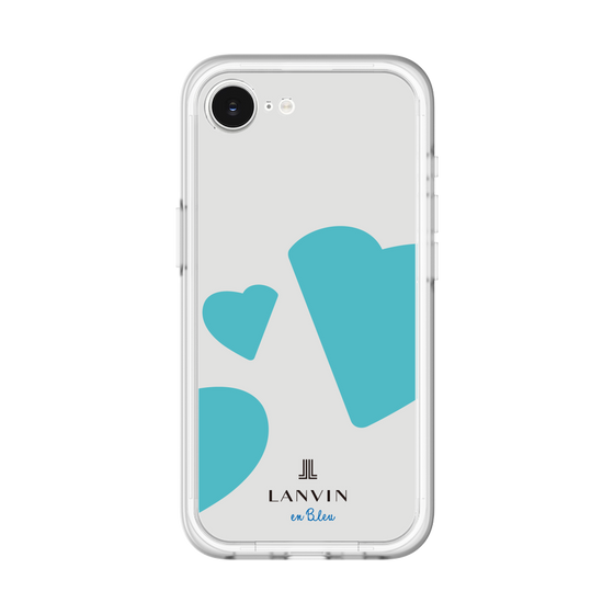 スリムプロテクションプレミアムケース［ LANVIN en Bleu Hearts Blue - ランバン ハート ブルー ］