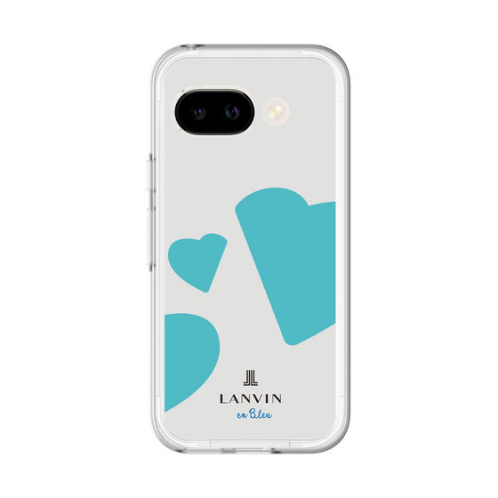 スリムプロテクションプレミアムケース［ LANVIN en Bleu Hearts Blue - ランバン ハート ブルー ］
