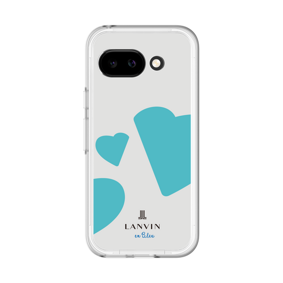 スリムプロテクションプレミアムケース［ LANVIN en Bleu Hearts Blue - ランバン ハート ブルー ］