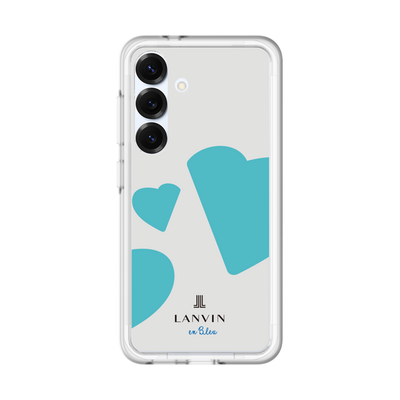 スリムプロテクションプレミアムケース［ LANVIN en Bleu Hearts Blue - ランバン ハート ブルー ］