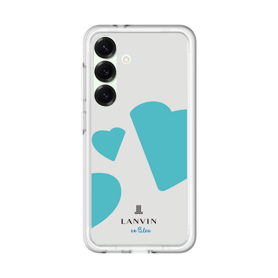 スリムプロテクションプレミアムケース［ LANVIN en Bleu Hearts Blue - ランバン ハート ブルー ］