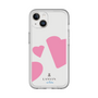 スリムプロテクションプレミアムケース［ LANVIN en Bleu Hearts Pink - ランバン ハート ピンク ］