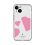スリムプロテクションプレミアムケース［ LANVIN en Bleu Hearts Pink - ランバン ハート ピンク ］