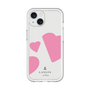スリムプロテクションプレミアムケース［ LANVIN en Bleu Hearts Pink - ランバン ハート ピンク ］
