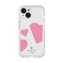 スリムプロテクションプレミアムケース［ LANVIN en Bleu Hearts Pink - ランバン ハート ピンク ］