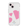 スリムプロテクションプレミアムケース［ LANVIN en Bleu Hearts Pink - ランバン ハート ピンク ］