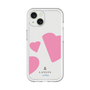 スリムプロテクションプレミアムケース［ LANVIN en Bleu Hearts Pink - ランバン ハート ピンク ］