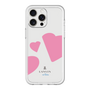 スリムプロテクションプレミアムケース［ LANVIN en Bleu Hearts Pink - ランバン ハート ピンク ］