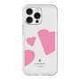 スリムプロテクションプレミアムケース［ LANVIN en Bleu Hearts Pink - ランバン ハート ピンク ］