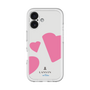 スリムプロテクションプレミアムケース［ LANVIN en Bleu Hearts Pink - ランバン ハート ピンク ］